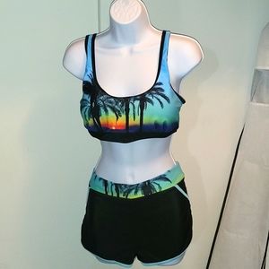 Swimsuit Tropical Sz L & XL